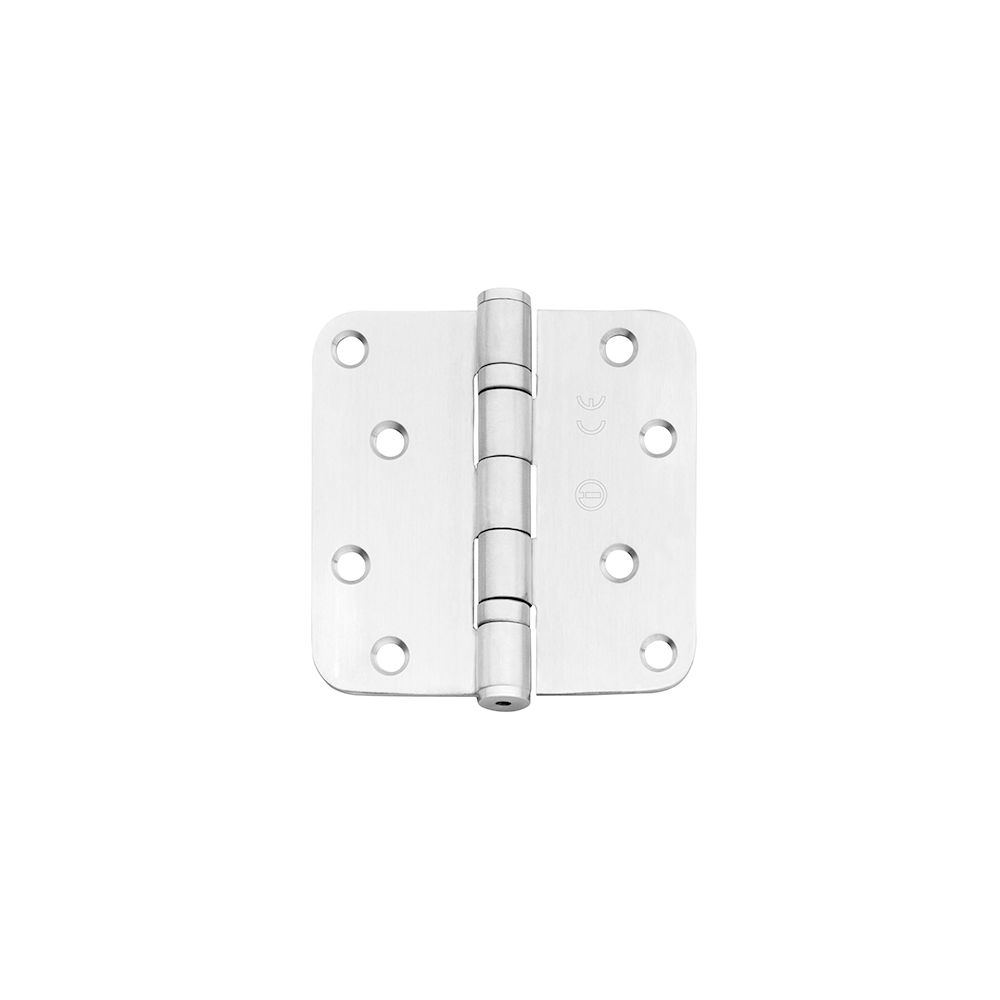 Kogellagerscharnier afgerond 3.5"" RVS CE (EN1935: 2002, 14301209)