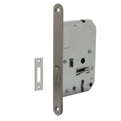 Intersteel klavier kastslot 55mm met witte voorplaat 20X175 mm