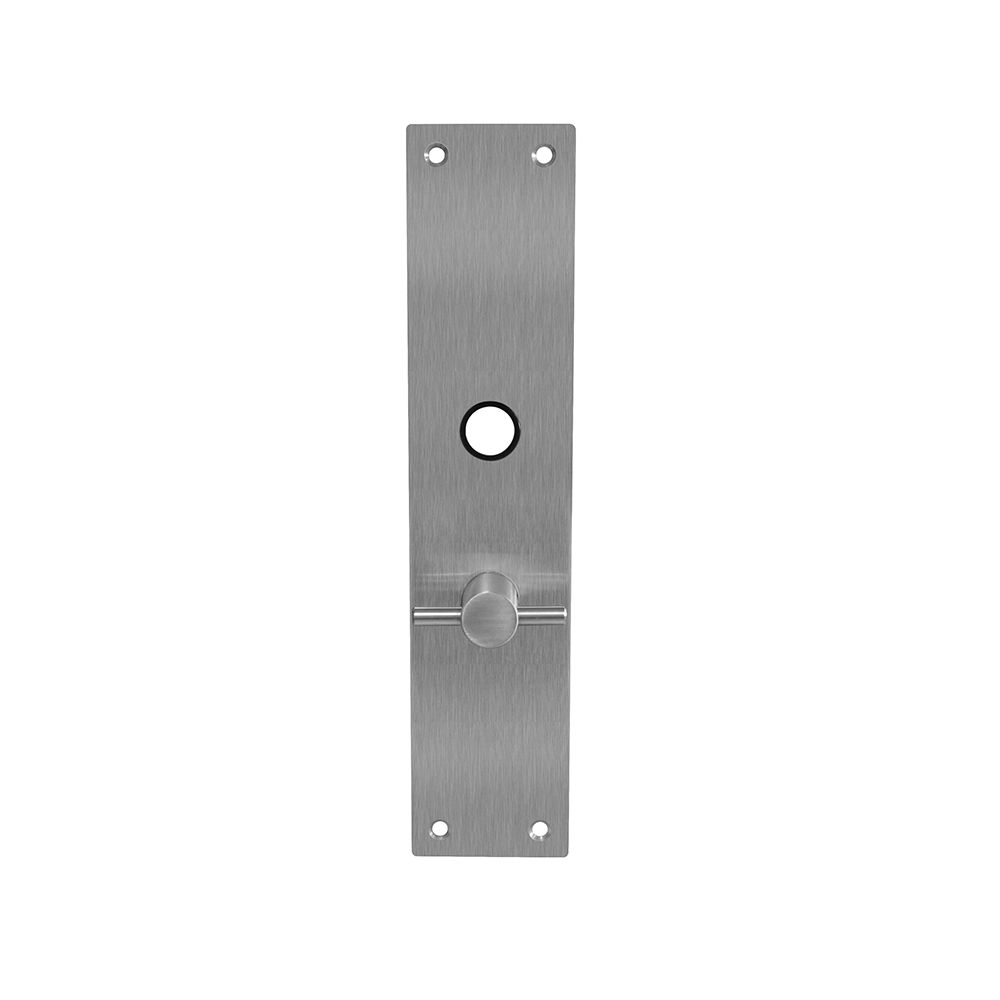 Schild renovatie rechthoekig 250 x 55mm x 2mm WC78/8mm RVS