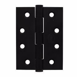 Intersteel zwarte scharnier recht 3.5" (89x89x2,5)