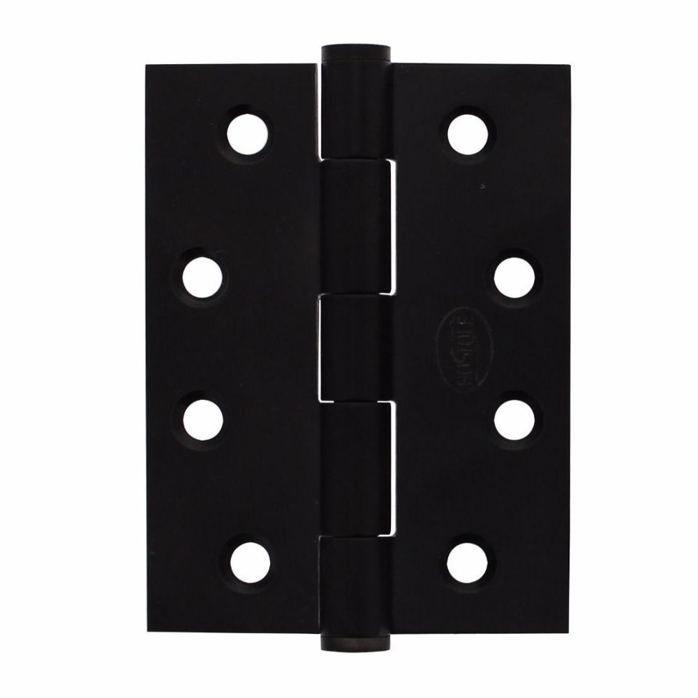 Intersteel zwarte scharnier recht 3.5" (89x89x2,5)
