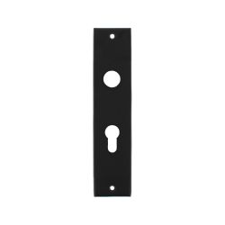 Schild renovatie rechthoekig 250 x 55mm x 2mm blind zwart