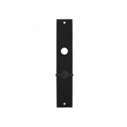 Kortschild rechthoekig WC63/8mm mat zwart