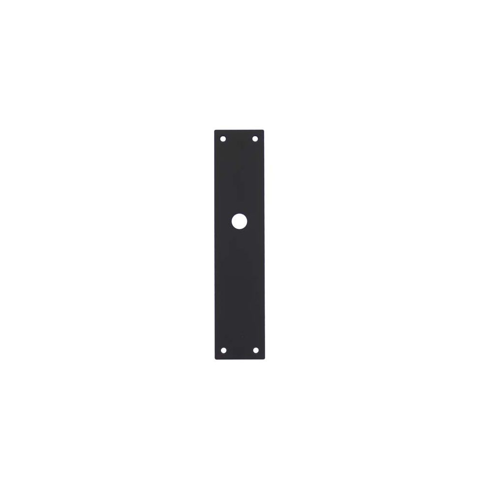 Schild renovatie rechthoekig 250 x 55mm x 2mm blind zwart