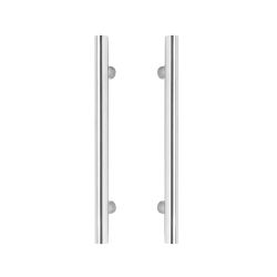 Deurgreep per paar T-vorm 1200x70x25 hart op hart 1000mm RVS