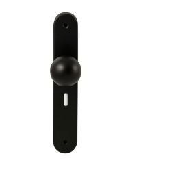 Knopkruk Sfera Zwart op ovaal langschild sleutel 56mm