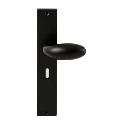 Knopkruk Golf Zwart op rechthoekig langschild sleutel 56mm