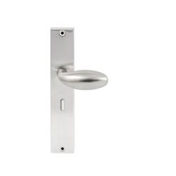 Knopkruk Golf RVS op rechthoekig langschild sleutel 56mm