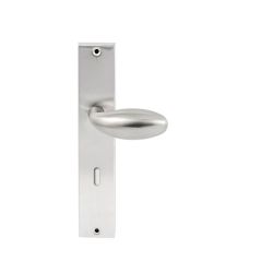 Knopkruk Golf RVS op rechthoekig langschild sleutel 72mm