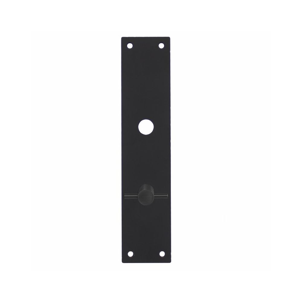 Schild renovatie rechthoekig 250 x 55mm x 2mm blind zwart