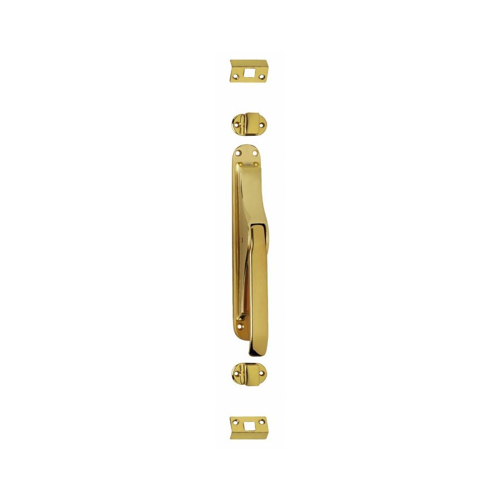 Deurespagnolet messing gelakt