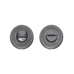 Rozet met toilet-/badkamersluiting verdekt 49x7mm oud grijs