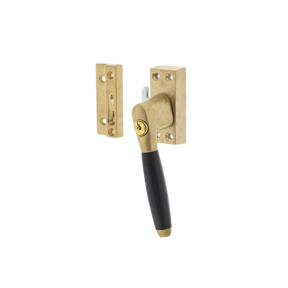Raamsluiting Ton 400 afsluitbaar rechts messing getrommeld