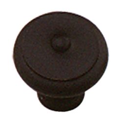 Meubelknop ø 30 mm smeedijzer zwart