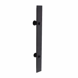 Deurgreep plat 800x40 mm - mat zwart