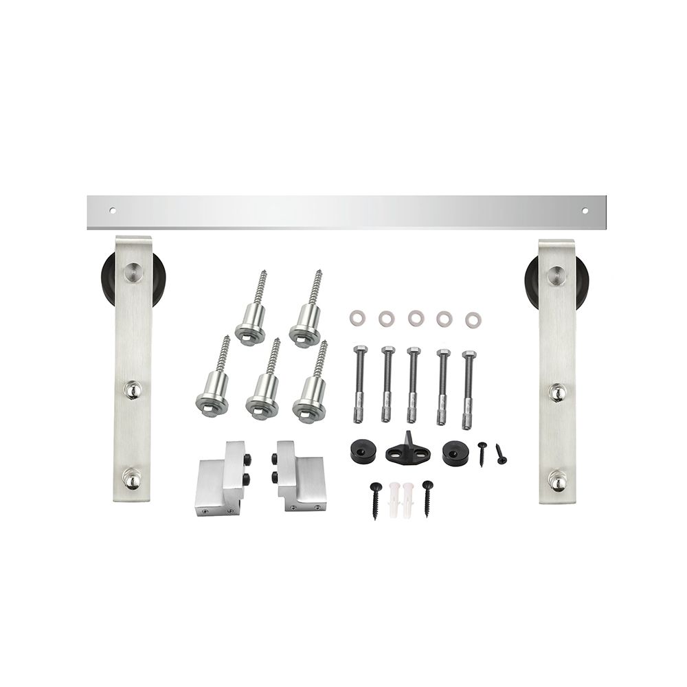 Schuifdeursysteem Basic - RVS geborsteld