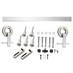 Schuifdeursysteem Modern Top - RVS geborsteld