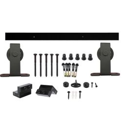 Schuifdeursysteem Basic Top - mat zwart