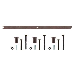 Tussenrail 90cm tbv schuifdeursysteem - antiek