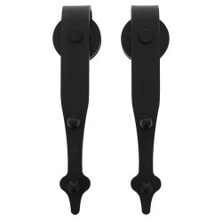 Set van 2 hangrollen Classic 29cm mat zwart