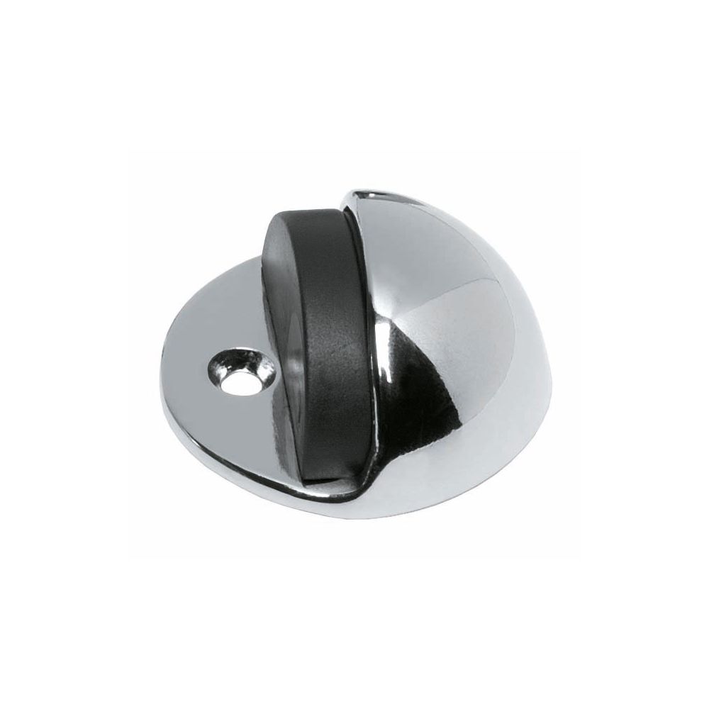 Deurstop bolrond chroom
