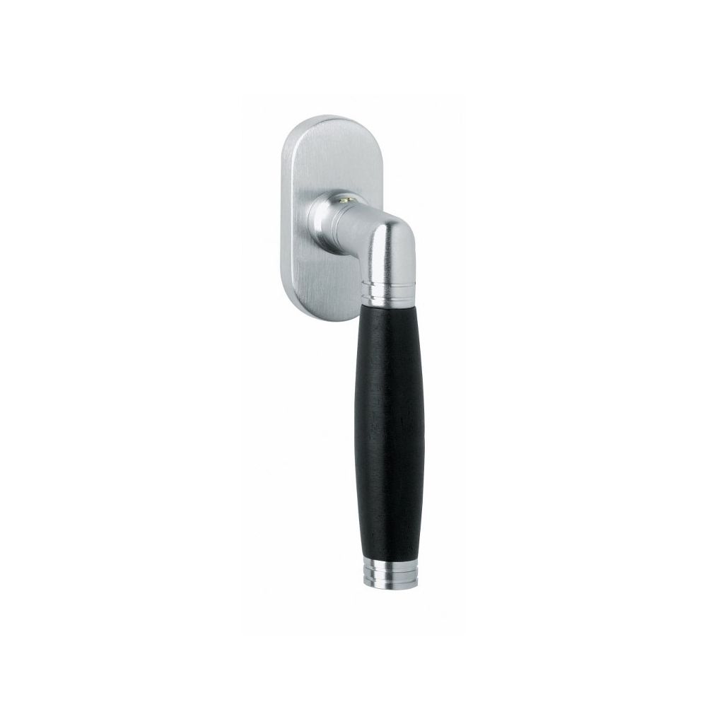 Raamkruk Ton 222 chroom mat/ebbenhout