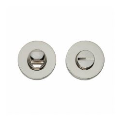 Rozet met toilet-/badkamersluiting verdekt 50x8mm nikkel
