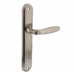 Deurkruk Bjorn blind schild nikkel mat