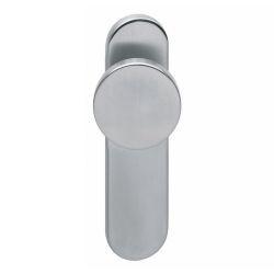 Knop schild profielcilindergat rvs brandvertragend 