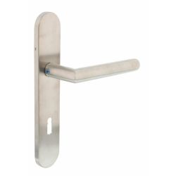 Deurkruk Hoek 90° op verdekt schild sleutelgat 56 mm