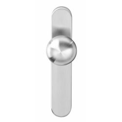 Knop verdekt blind schild rvs