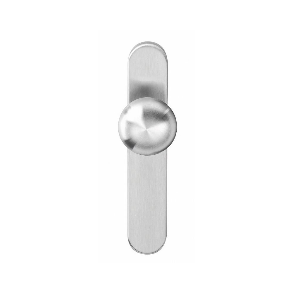 Knop verdekt blind schild rvs