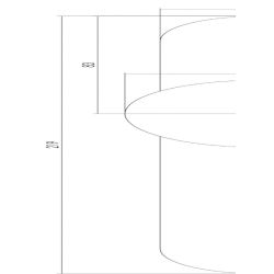 Knop verdekt blind schild rvs