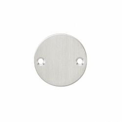 Rozet rond plat 50 mm blind rvs