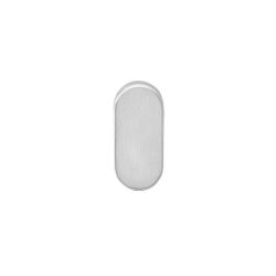 Rozet ovaal verdekt rvs 10 mm