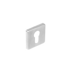 Intersteel Rozet vierkant met profielcilindergat 53x8mm - RVS