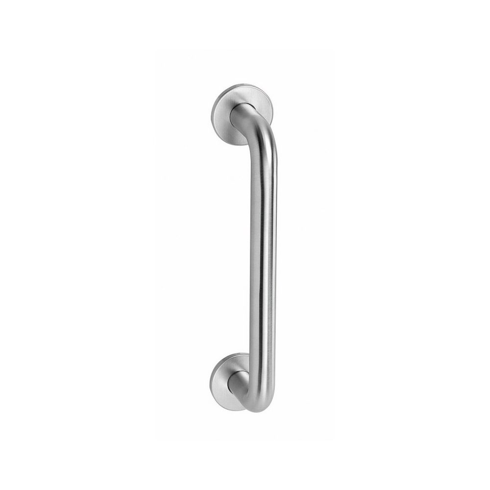 Deurgreep op rond rozet 252 mm rvs