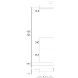 Kantschuif 600 mm rvs