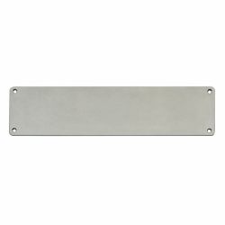 Deurplaat 80 mm x 330 mm rvs