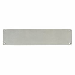Deurplaat 80 mm x 475 mm rvs