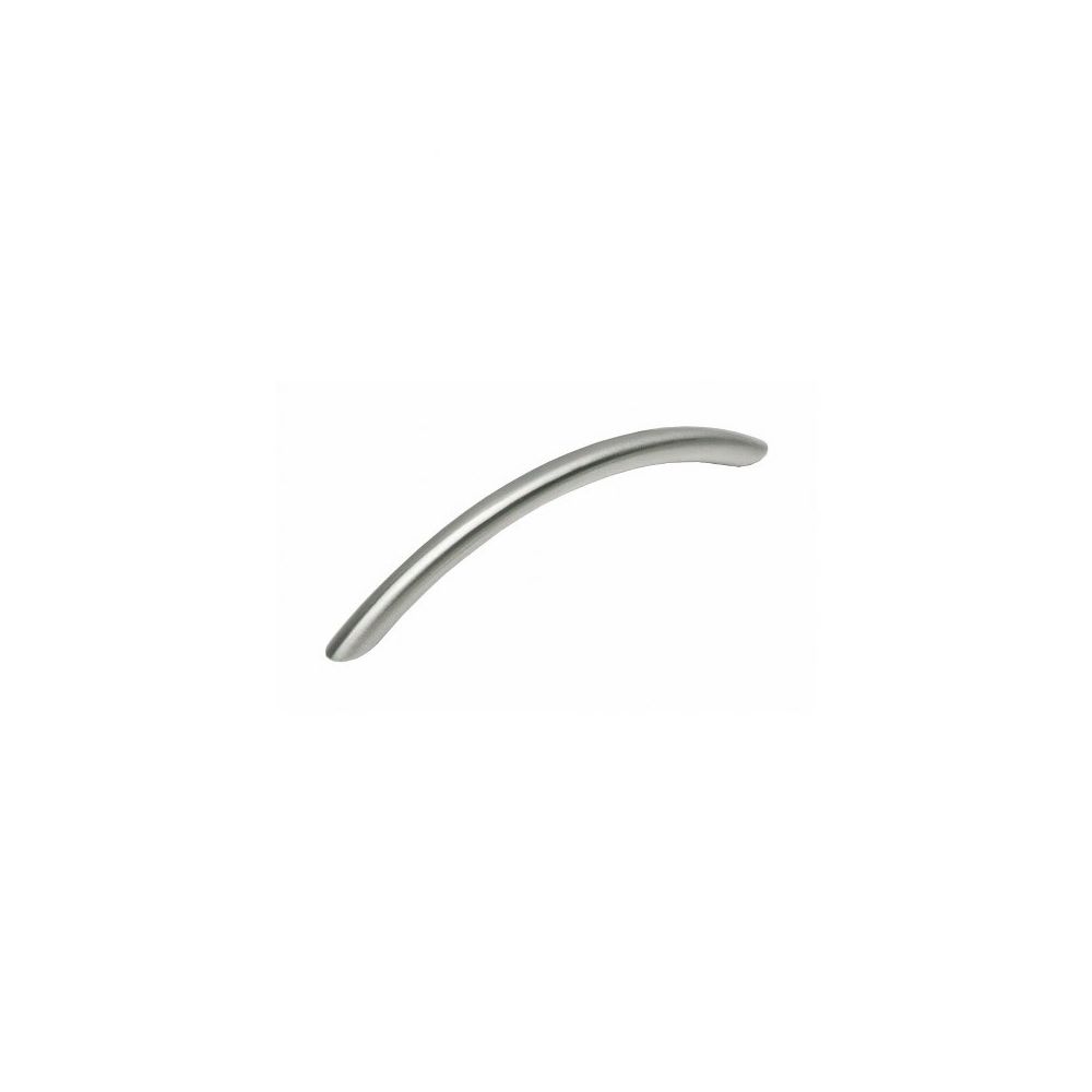 Meubelgreep Gebogen 110 mm nikkel mat