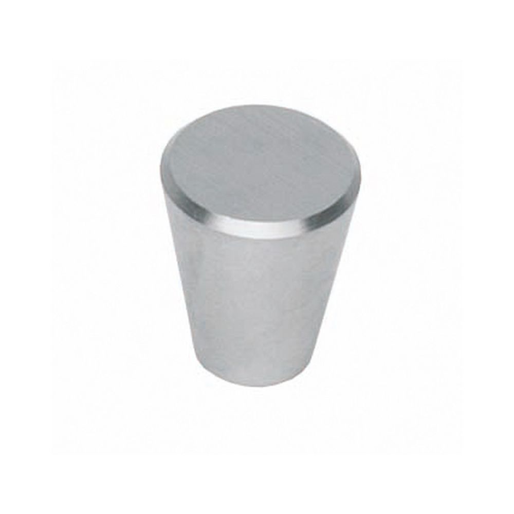 Meubelknop ø 20 mm conisch rvs geborsteld