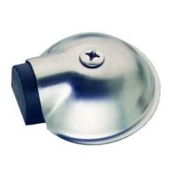 Deurstop 442100 bol ø65mm met nokken RVS 