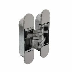 Deurscharnier onzichtbaar zamak – nikkel 130 x 30 mm