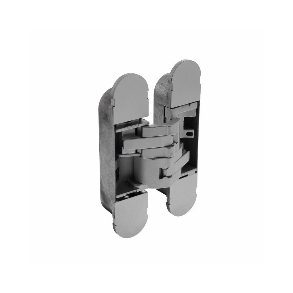 Deurscharnier onzichtbaar zamak – grijs 130 x 30 mm