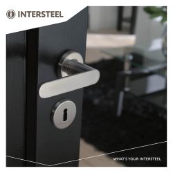Deurkruk Massief op rozet