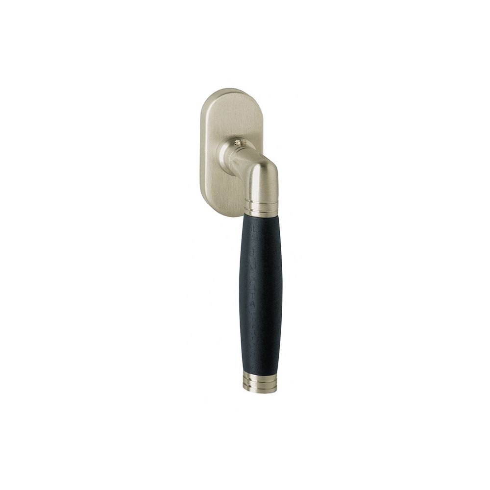 Raamkruk Ton 222 nikkel mat/ebbenhout