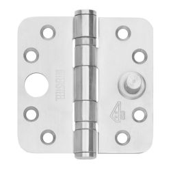 SKG3 Kogellagerscharnieren 3.5"" afgerond (89x89x3) RVS 