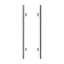Deurgrepen set T-vorm ø 30 mm - 700 mm RVS
