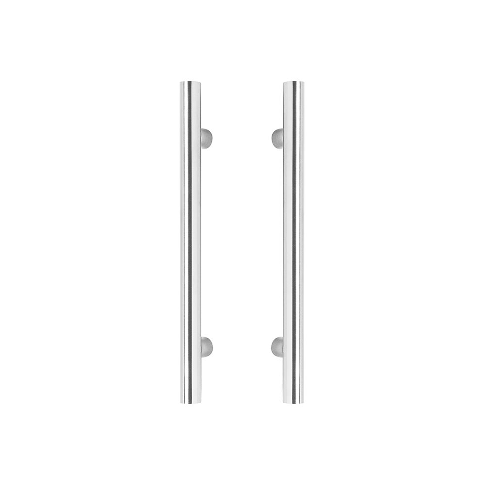 Deurgrepen set T-vorm ø 30 mm - 700 mm RVS